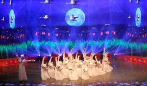 Application scheme of kW stage LED display system