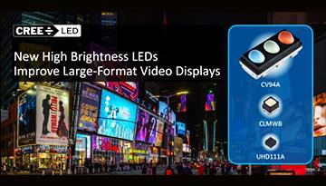 Cree LED Released Three New LED Products To Optimize The Performance Of LED Large-Screen Display